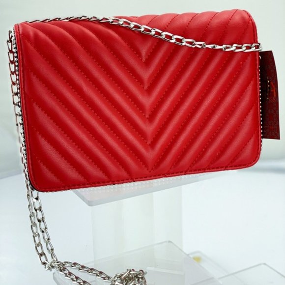 Alfa Bags Handbags - Fashion Crossbody Chain Strap Purse W/Metal Studs